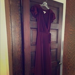 Eva Mendes wrap dress from New York & Co.